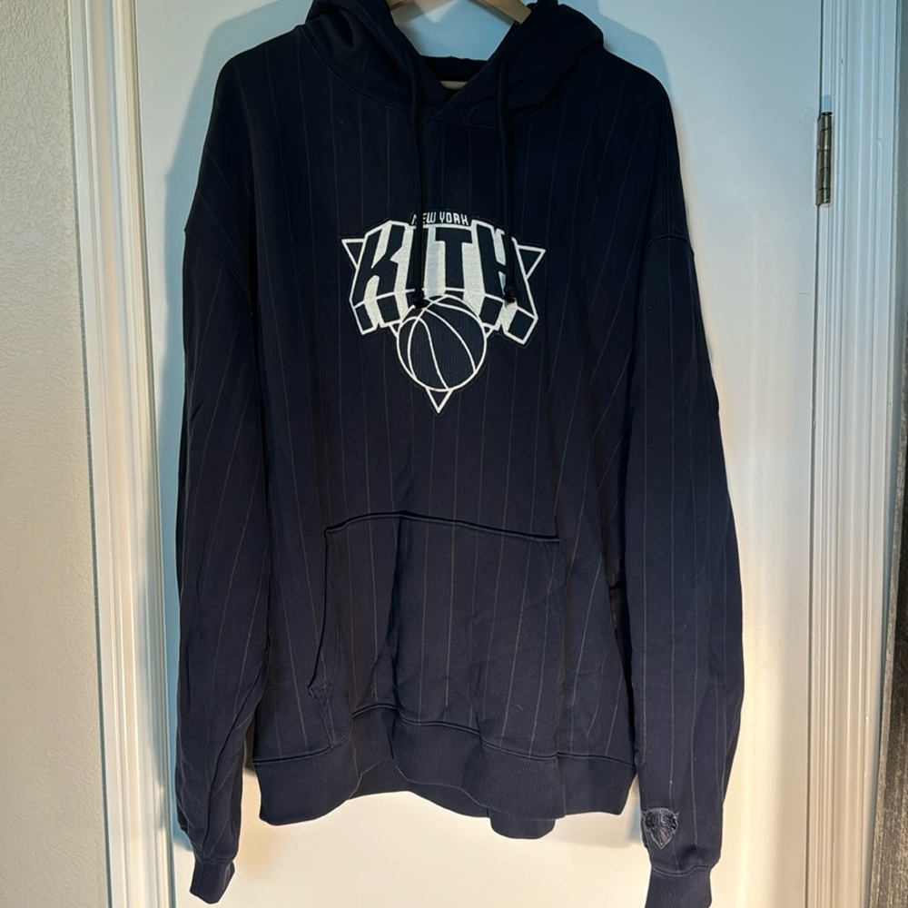 Kith x Knicks NY Pinstripe Williams III Hoodie